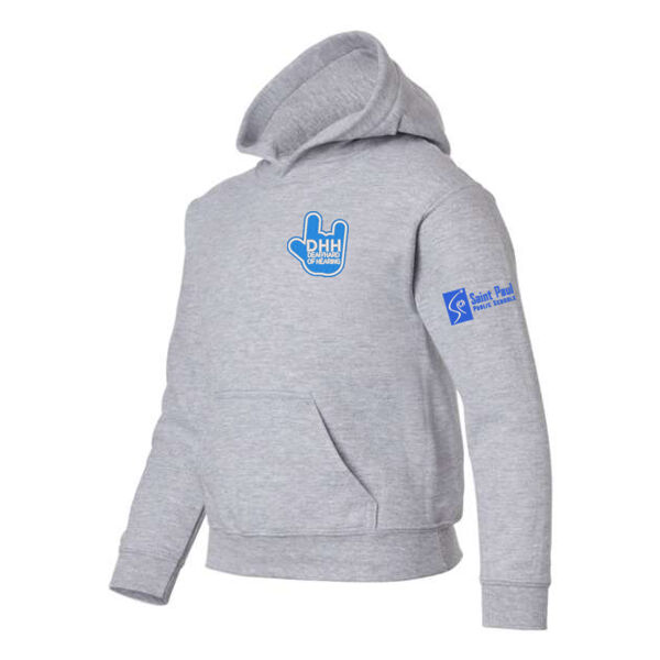 Gildan - Heavy Blend Youth Hooded Sweatshirt - Embroidered Logos Thumbnail