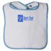 Infant Contrast Trim Terry Bib Thumbnail