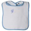 Infant Contrast Trim Terry Bib Thumbnail