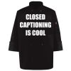 Ten Pearl Button Black Chef Coat Thumbnail