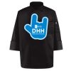 Black Knot Button Chef Coat Thumbnail