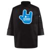 Black Knot Button Chef Coat Thumbnail